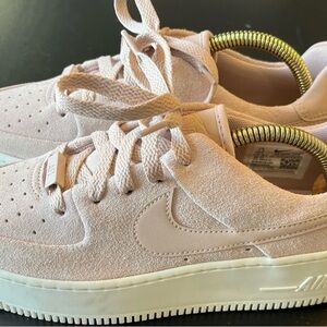 Nike Blush Suede Sneakers